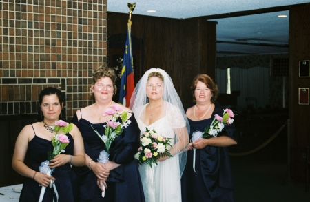 Bride and the ladies