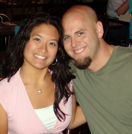 Aug. 2004 - My boyfriend Tony and me