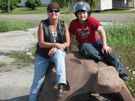 Biker look w/son