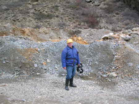 Inspecting an underground mining operation in Uzbekistan