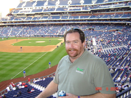 Boeing corp. box at a Philly game