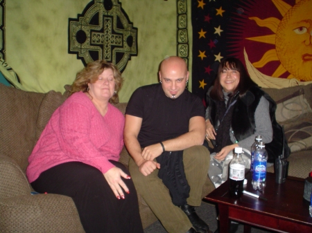 Paula , Krazy Aunt Karla & Dave Draiman of Disturbed
