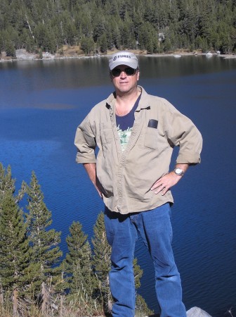 Jack at Tioga Lake in Yosemite Park