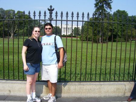 Omar and I at the White House Sept 2005