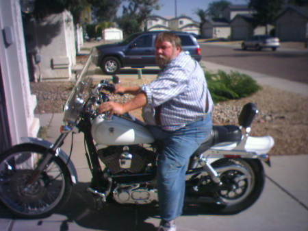 SIDE VIEW OF ME ON ONE OF MY BIKES