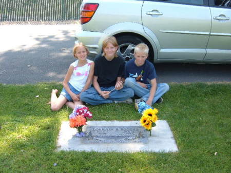visiting my moms gravesite