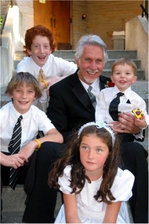 With My Four Oldest Grandkids - 2004