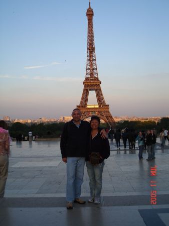 Eiffel Tower in June of 2005