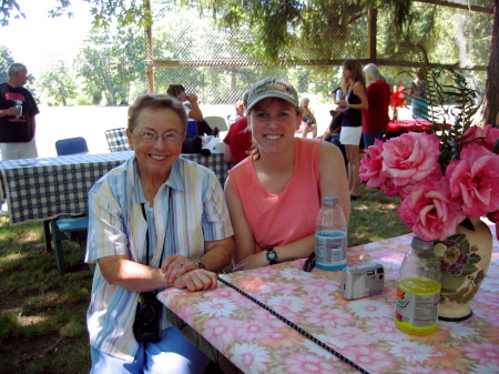 Me and Grandma - July 4, 2004, Stayton, OR