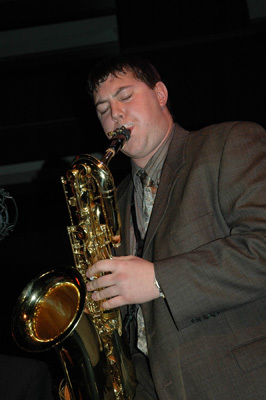 Jonathan on Baritone Saxophone