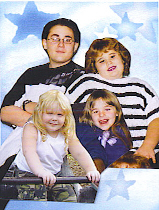 My Kids- Corey, Cassandra, Shelby & Savanna