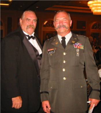 Me and Fred Behrens at the 101st Airborne Division Reunion