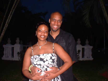 Me and my husband in Jamaica