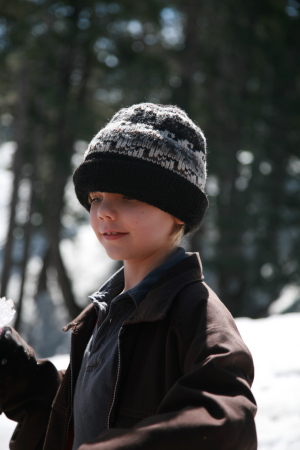 Zeke in Snow