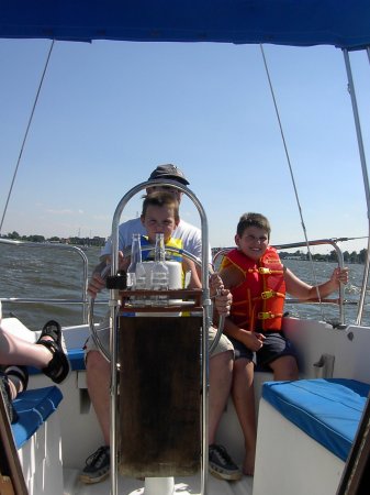 Sailing with Gran'pa