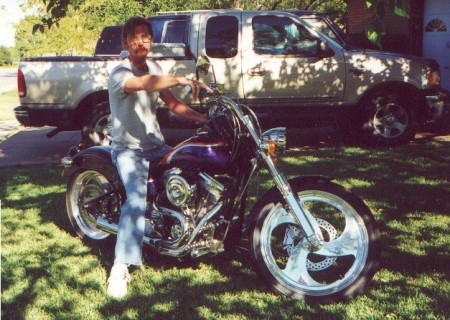 me on my 1998 American Ironhorse