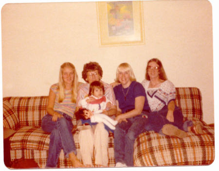 My girls in 1978