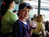 Chandler at the Ranger game