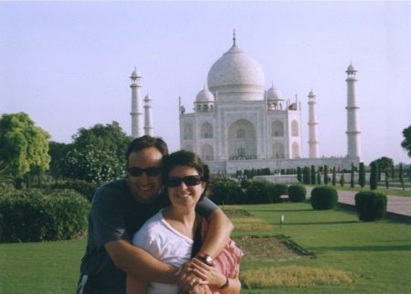 A&C at the Taj Mahal