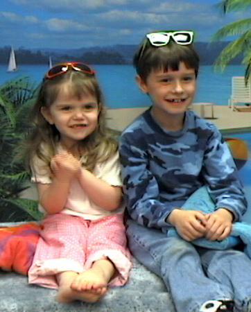 My kids Shawn & Hayley 2004