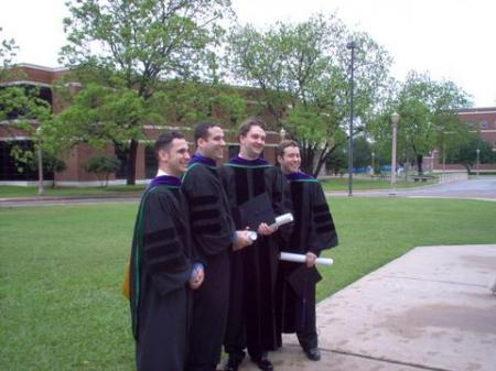 Chris graduates from Baylor Law School