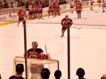 jersey devils 2nd game  they won!