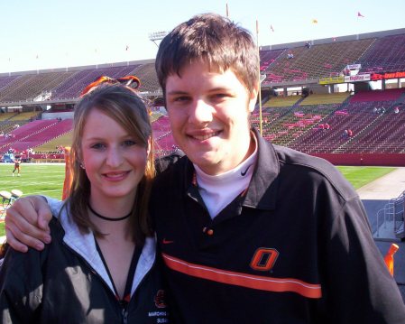 Susan and Andrew at Iowa State Game