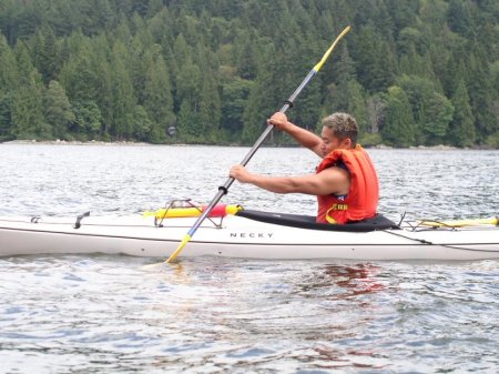 kayaking at Deep Cove