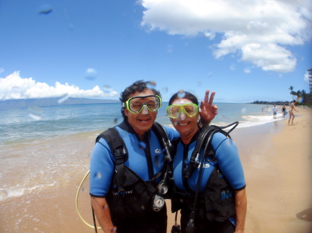 Maui Divers Bill and Sheri