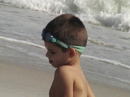 Andrew at beach