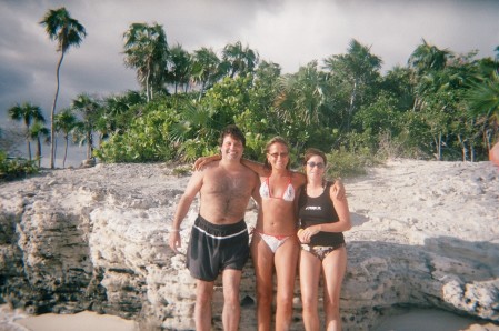 Marc, Traci and Marci on Iguana Island