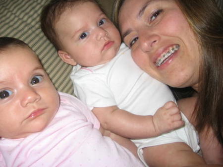 Me & my twin baby girls