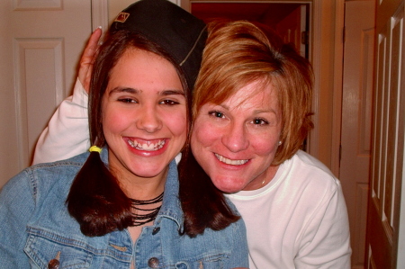 My daughter Katie (13) and me