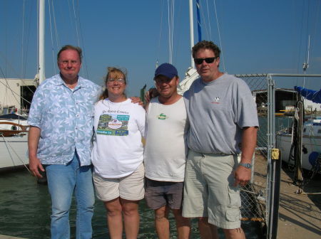 With my brother Sean, his wife Susan and my brother Rob