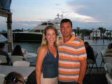 Daniel and I vacationing on Anna Maria Island, FL