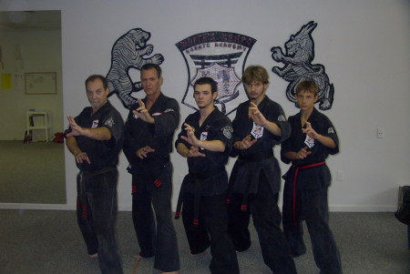 Danny with some of his Black Belt