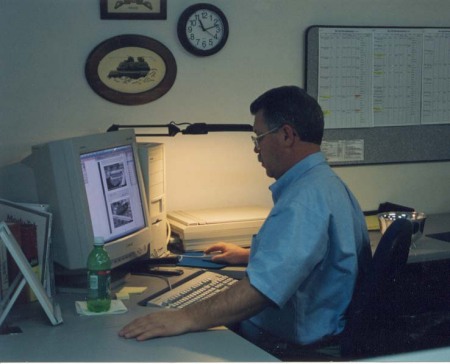 Cliff at Work, Oct 1998