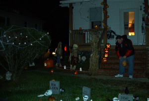 My yard haunt, Catonsville, Maryland 2002.