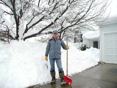 John in front of Arvada CO House