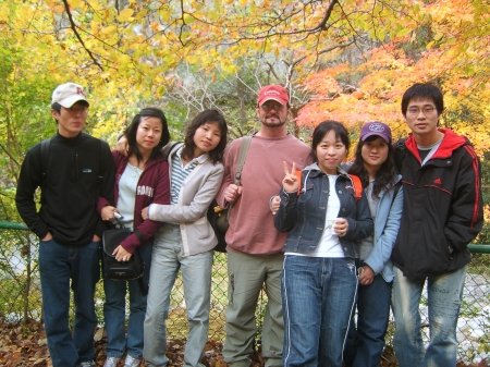 HIKING WITH MY STUDENTS2005