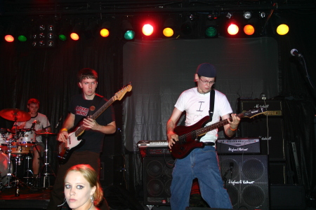 My Son Rob (White Shirt) Playing a Gig in MN