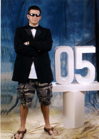 My sons senior pics 2005