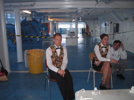 Before work on the ship