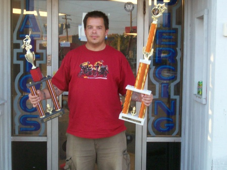 Midwest National and MW Regional Championship trophies