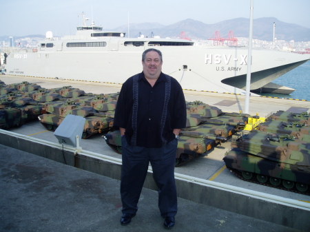 At work in Korea 2004