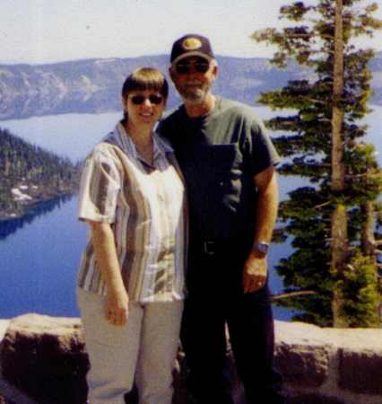 Cathy and Charlie Crater Lake 2003