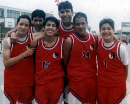 School Basketball-team