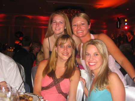 Lauren, Emily, Starr and I at Bliss' wedding