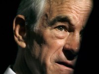 Ron Paul in the crowd