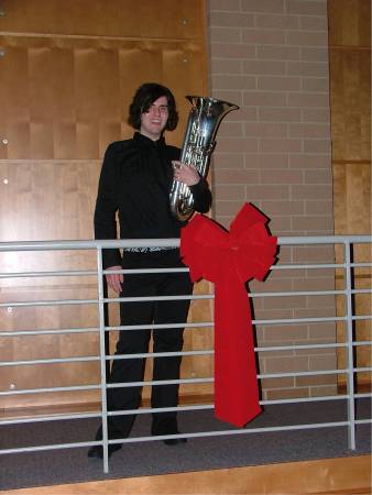 My son Dan at a concert in Chicago - Christmas 2005